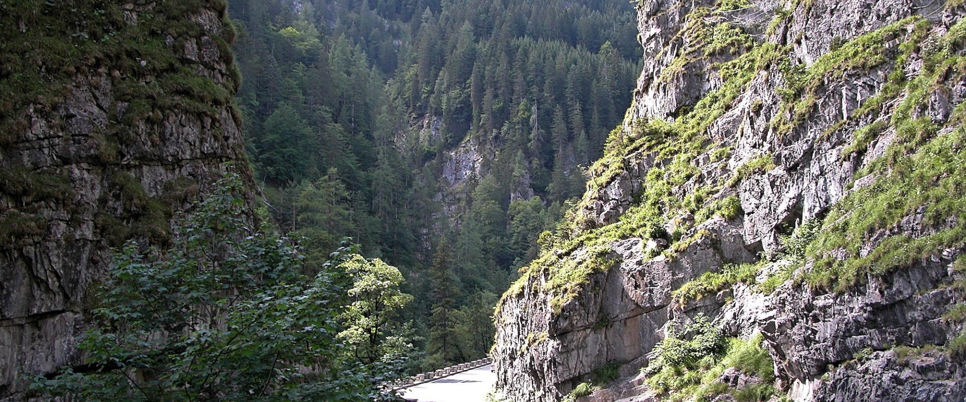 Kehren des Radstädter Tauernpass, an der Nordrampe