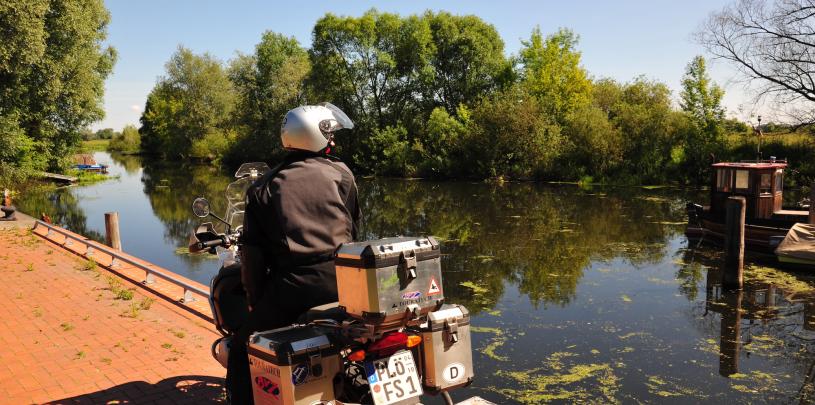 Brandenburg Motorrad Touren am Wasser