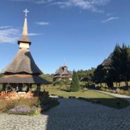 Traditionelle Holzkirche Barsana Kloster